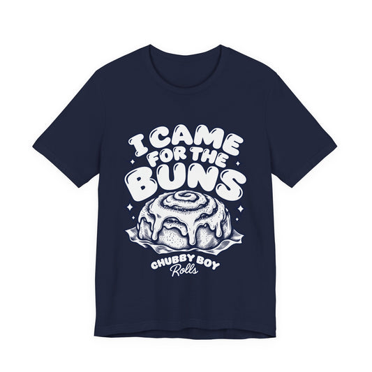 I Came For The Buns T-Shirt — Retro Cinnamon Roll Graphic Tee