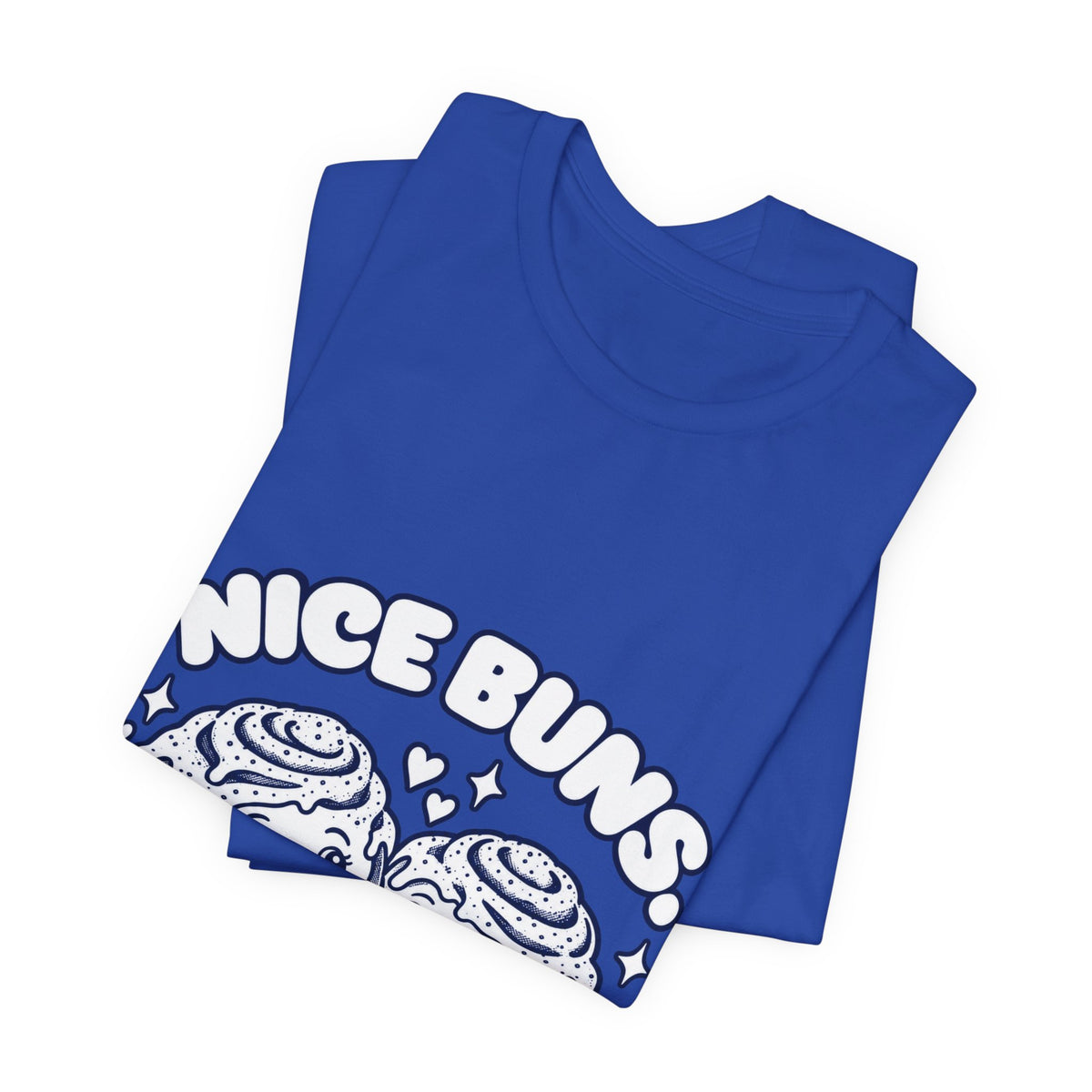 Nice Buns Chubby Boy Roll Cute Foodie Graphic Tee