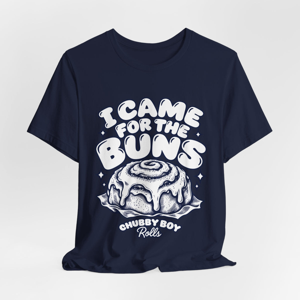 I Came For The Buns T-Shirt — Retro Cinnamon Roll Graphic Tee