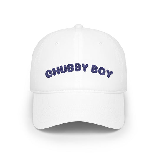 Chubby Boy Embroidered Low Profile Baseball Cap