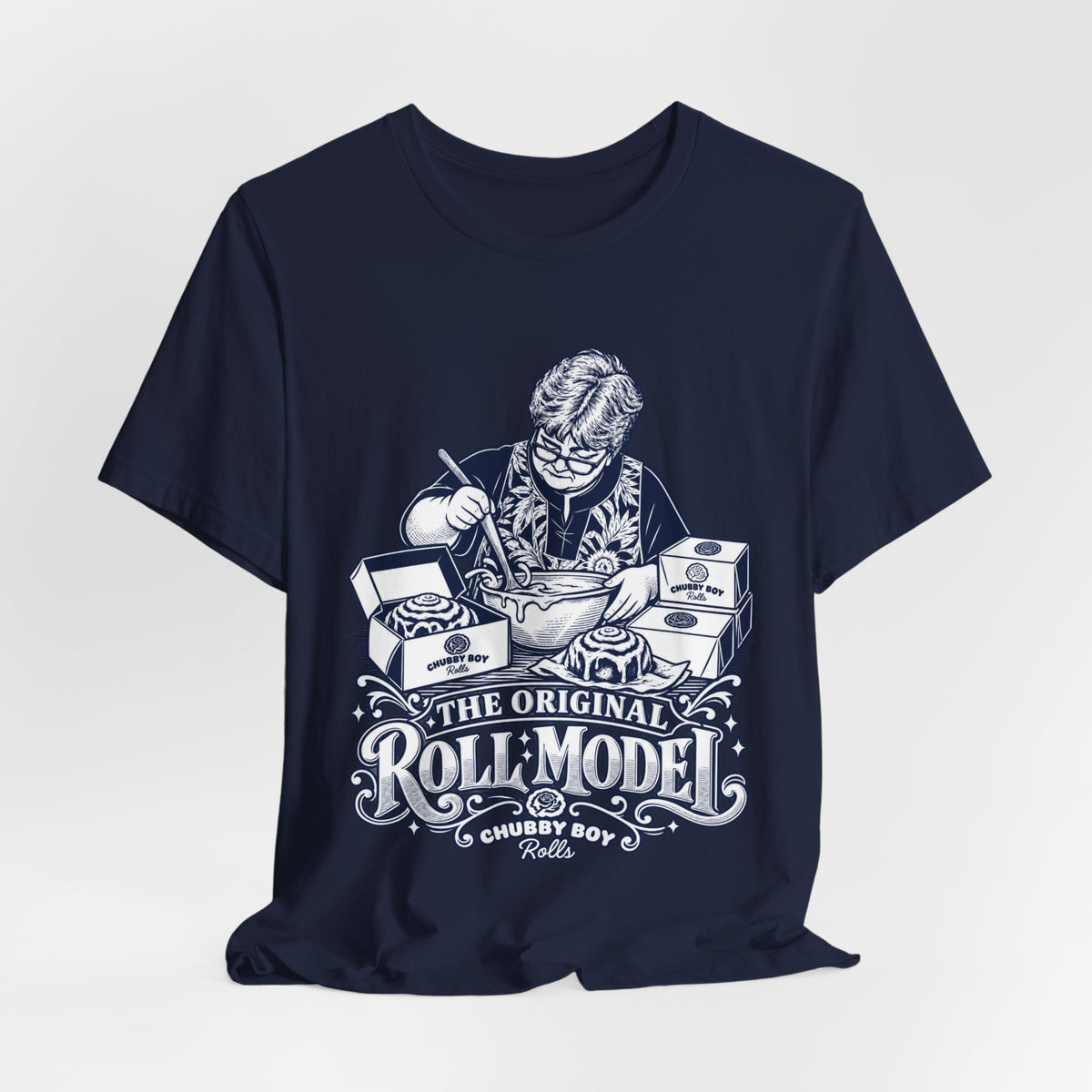 The Original Roll Model Chubby Boy Rolls T-Shirt