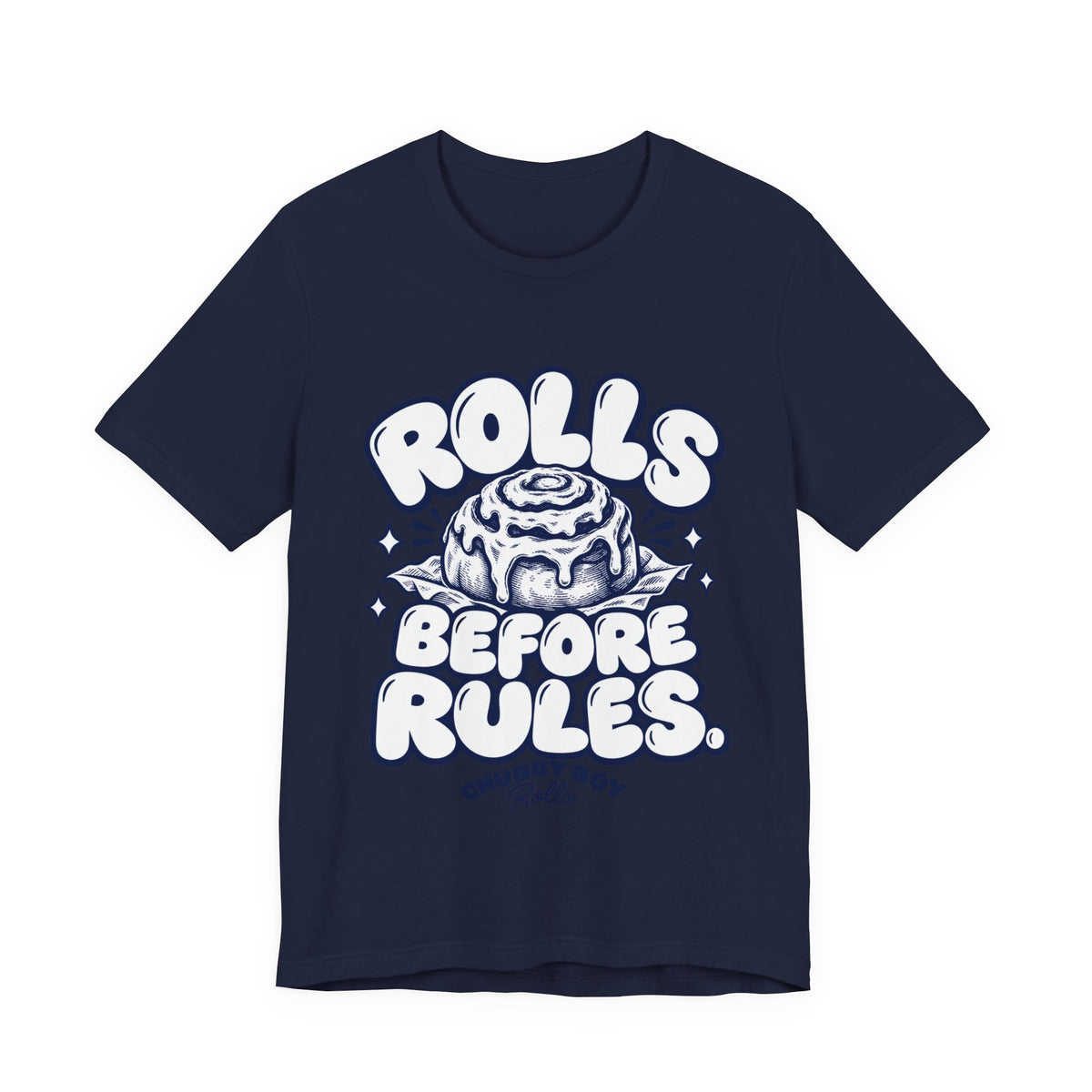Cinnamon Roll 'Rolls Before Rules' Graphic Tee