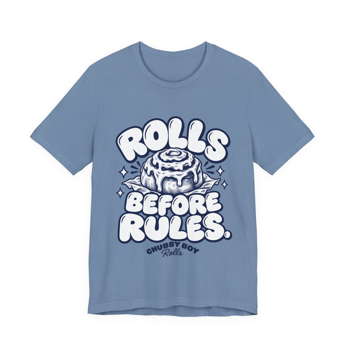 Cinnamon Roll 'Rolls Before Rules' Graphic Tee