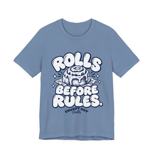 Cinnamon Roll 'Rolls Before Rules' Graphic Tee