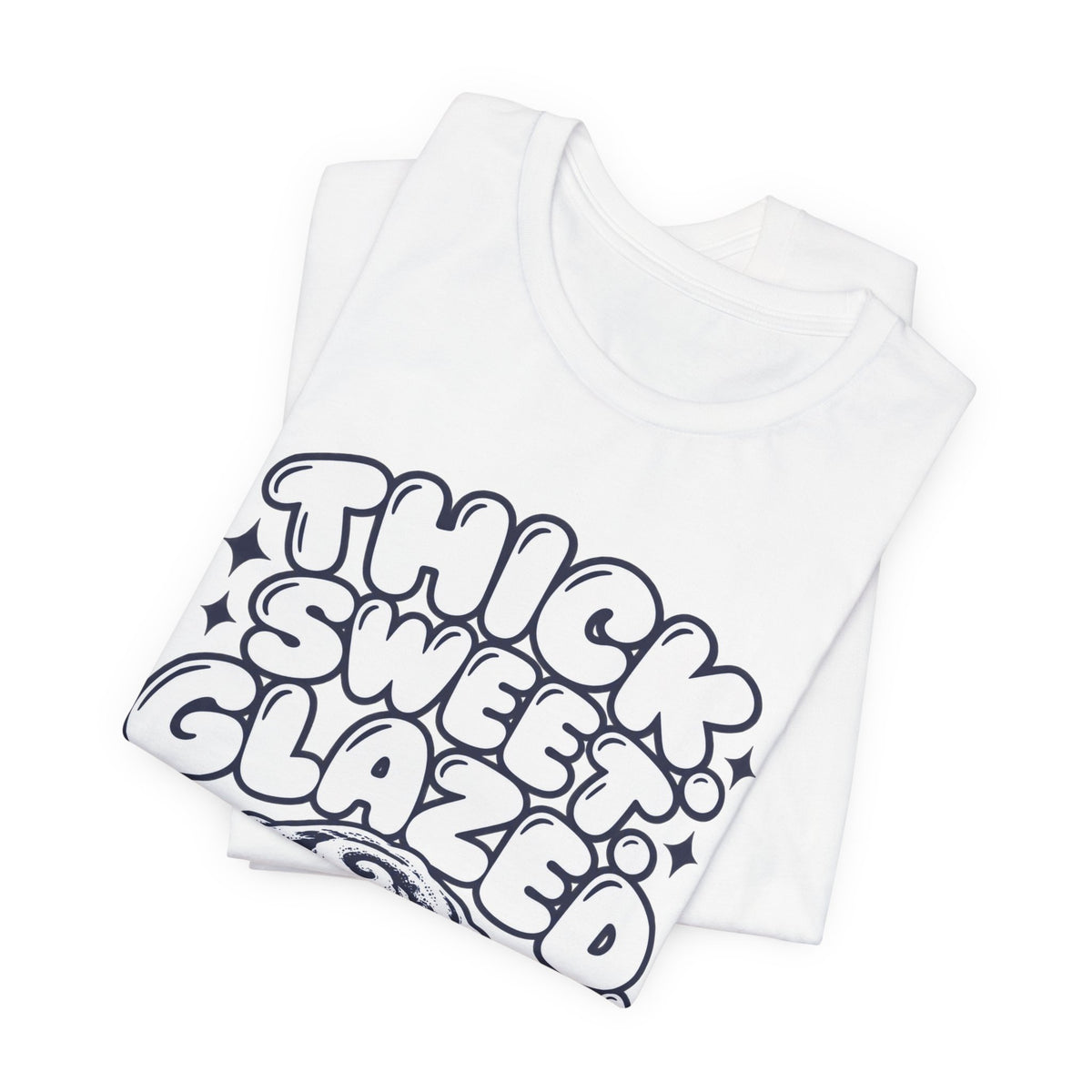 Cinnamon Roll T-Shirt - "Thick Sweet Glazed" Retro Bakery Tee
