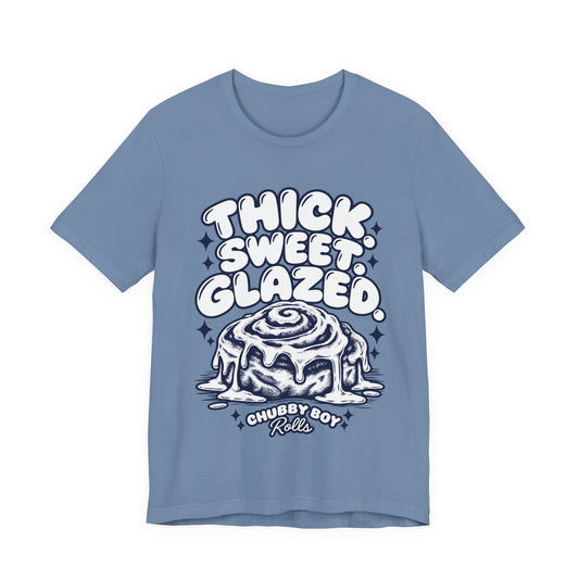 Cinnamon Roll T-Shirt - "Thick Sweet Glazed" Retro Bakery Tee