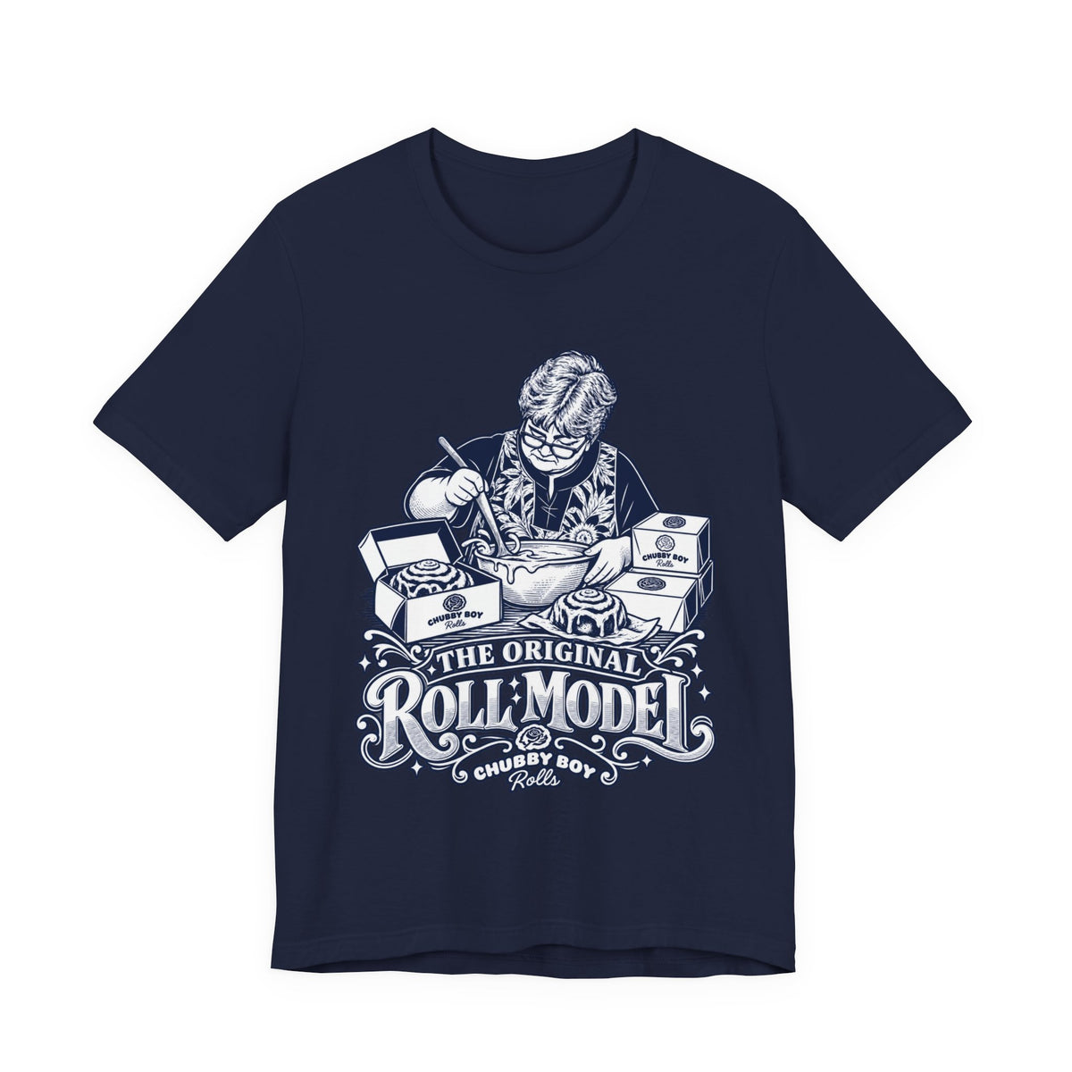 The Original Roll Model Chubby Boy Rolls T-Shirt