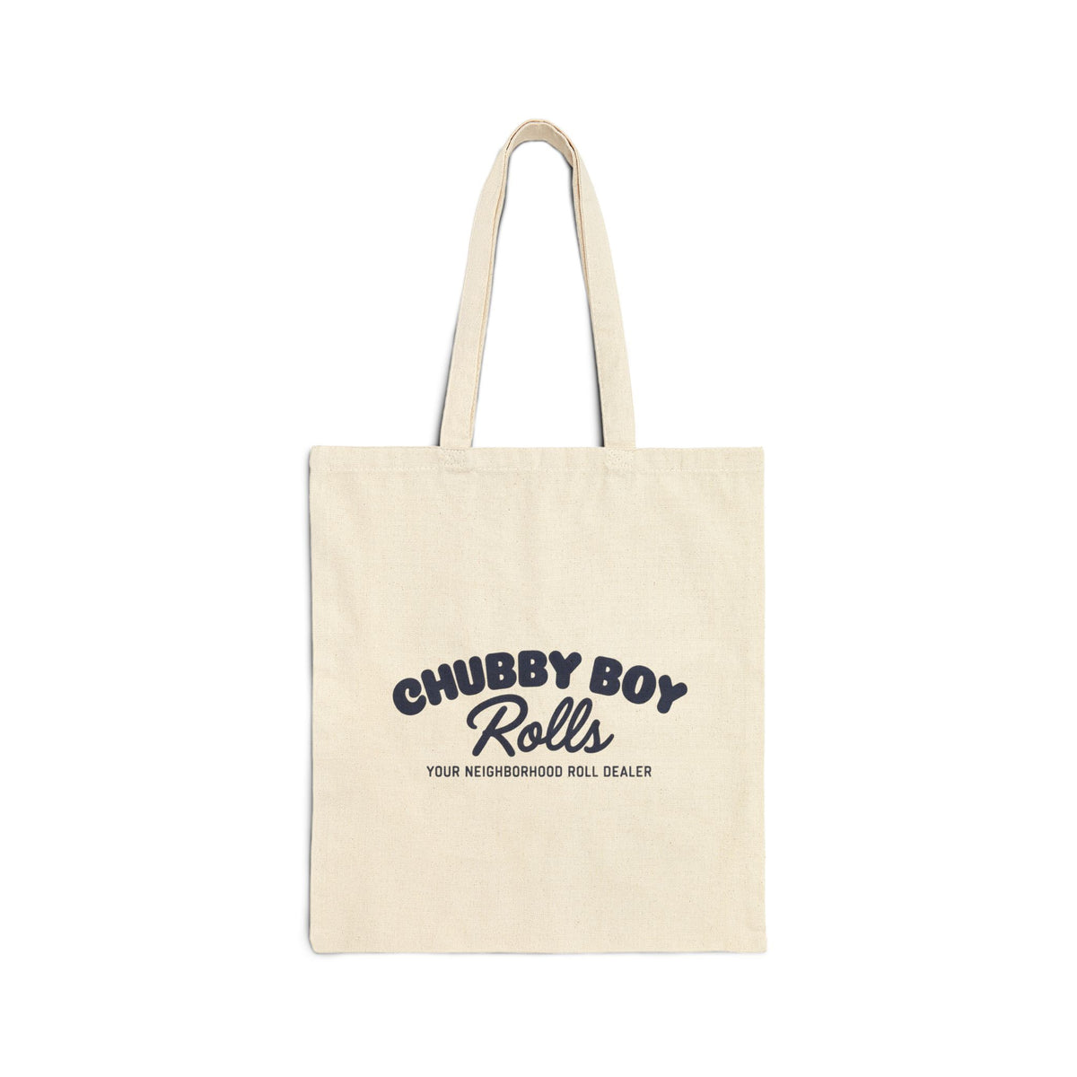 Chubby Boy Cotton Canvas Tote Bag