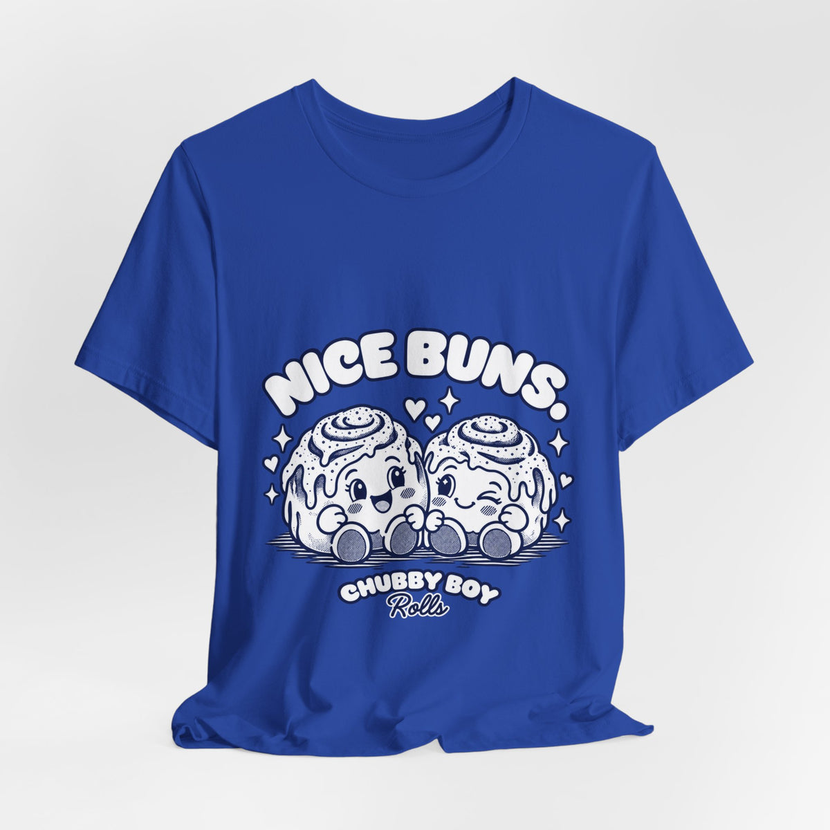 Nice Buns Chubby Boy Roll Cute Foodie Graphic Tee
