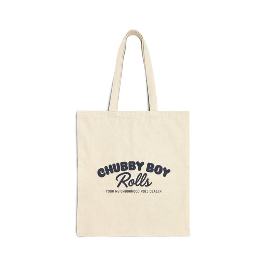 Chubby Boy Cotton Canvas Tote Bag