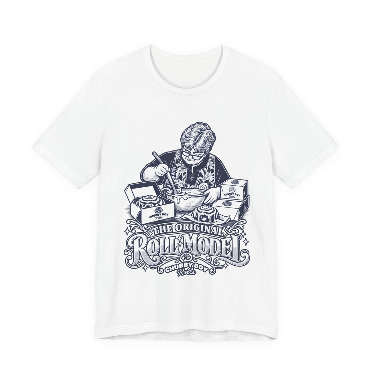 The Original Roll Model Chubby Boy Rolls T-Shirt