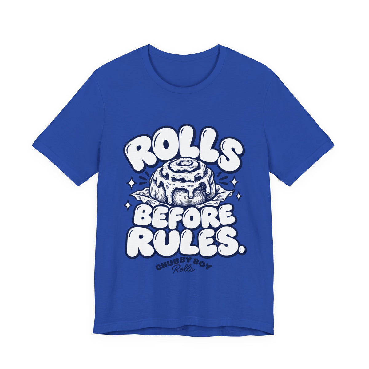 Cinnamon Roll 'Rolls Before Rules' Graphic Tee