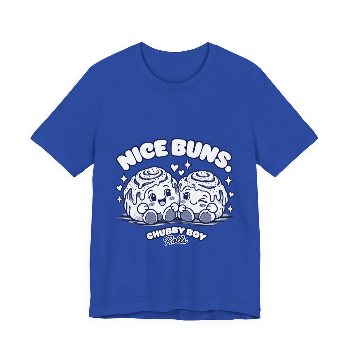 Nice Buns Chubby Boy Roll Cute Foodie Graphic Tee