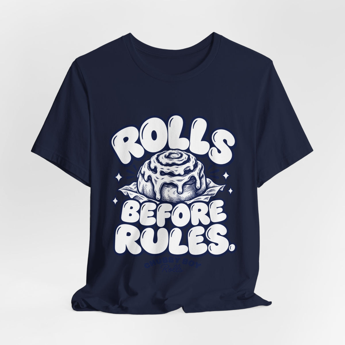 Cinnamon Roll 'Rolls Before Rules' Graphic Tee