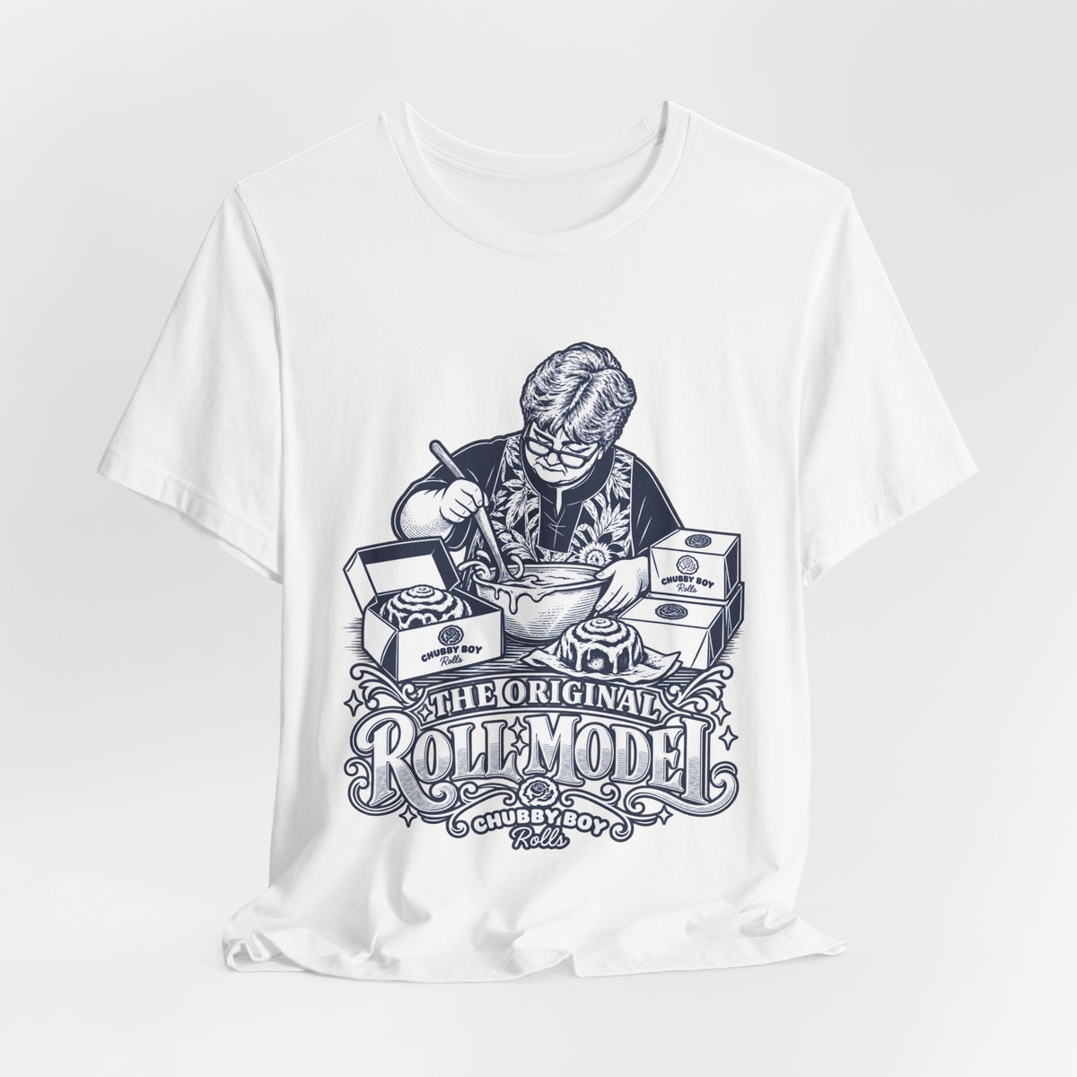 The Original Roll Model Chubby Boy Rolls T-Shirt